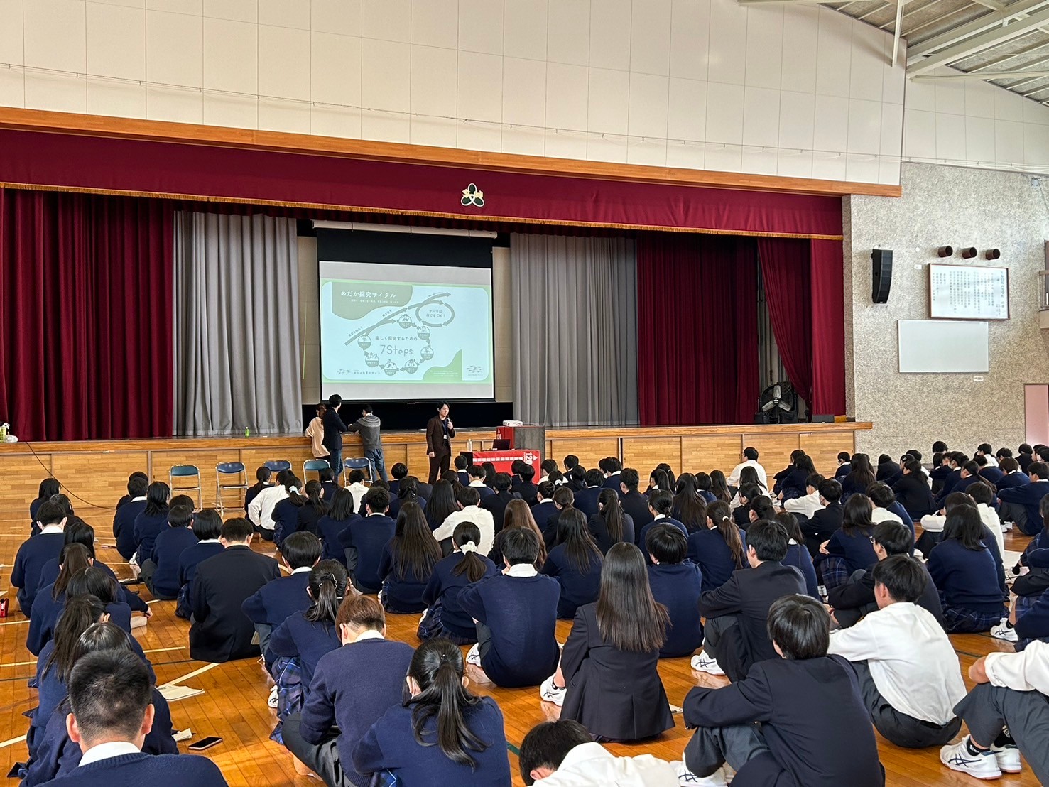 佐原白楊高校での探究学習の画像