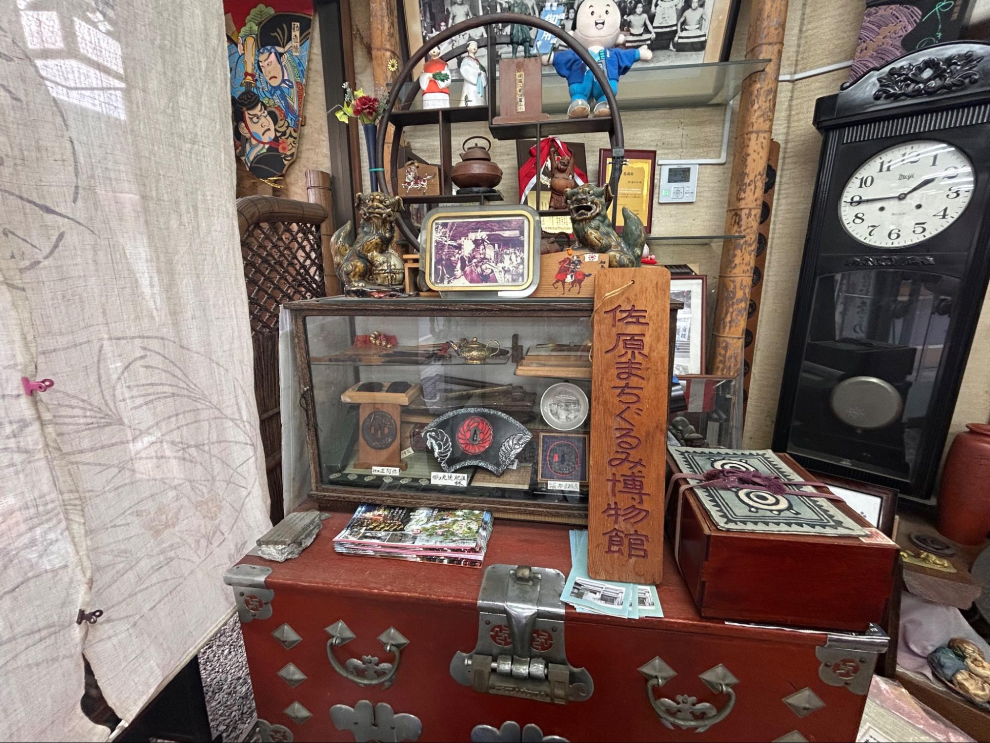 山城屋に置かれている昔の生活用品