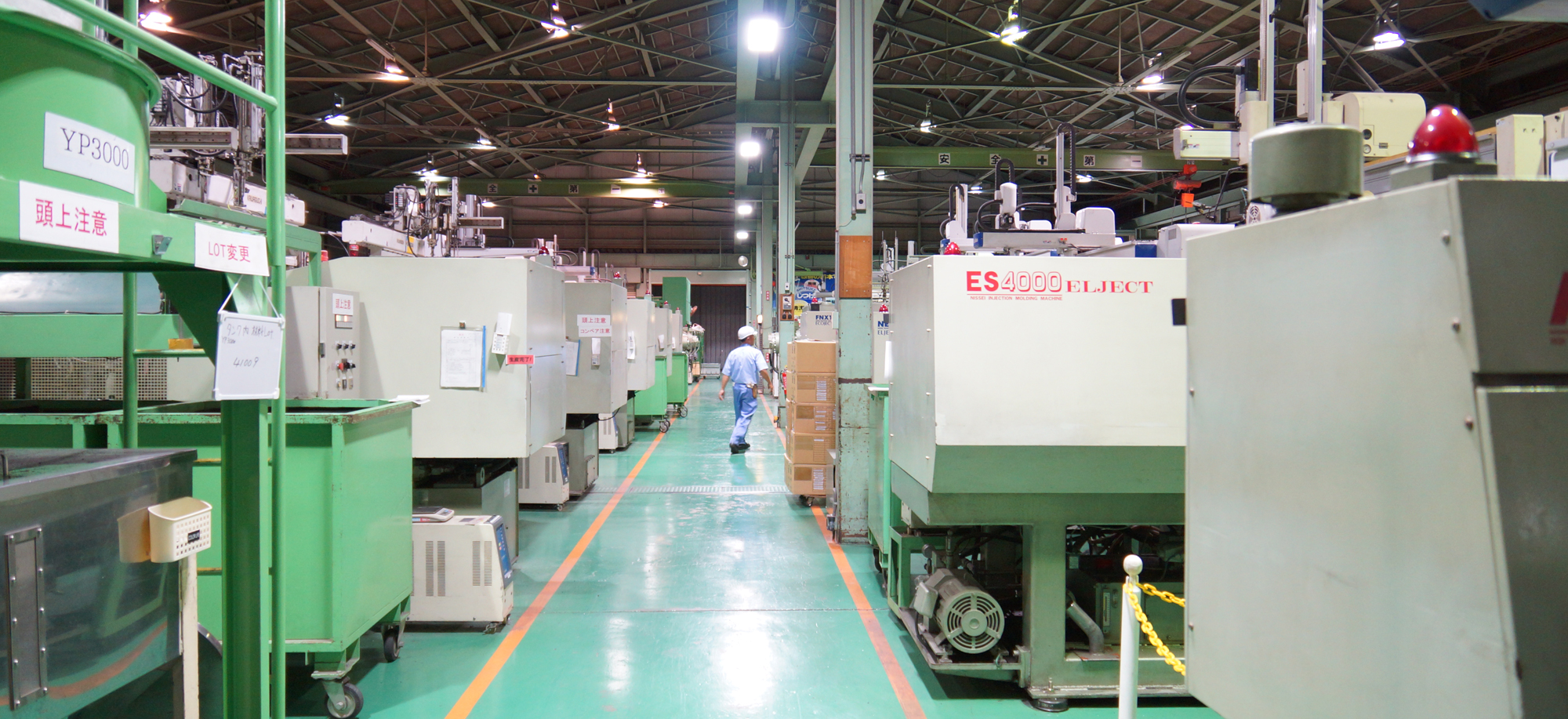 八木熊の自社工場内